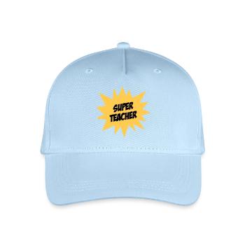 Teacher / School / Professor / Ecole / Schule - Organic Kids’ Baseball Cap - light blue - Front