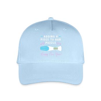 Gender Reveal Neues Jahr - Kinder Bio Basecap - Hellblau - Vorne
