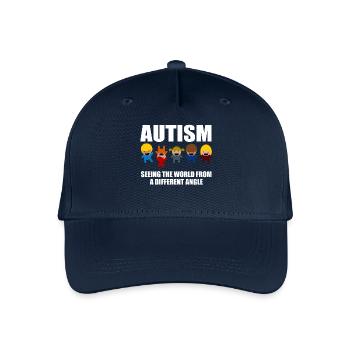 Autism Awareness Gift T-shirt - Kinder Bio Basecap - Navy - Vorne