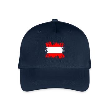 Austria - Organic Kids’ Baseball Cap - navy - Front