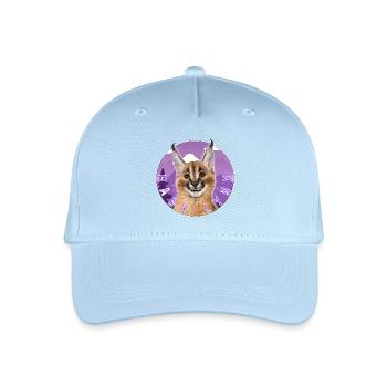 Cat Baby Lynx - Organic Kids’ Baseball Cap - light blue - Front