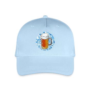 Beer - Organic Kids’ Baseball Cap - light blue - Front