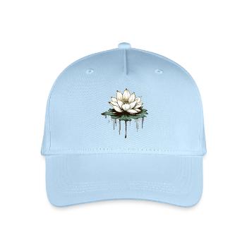 Lotus Blossom - Organic Kids’ Baseball Cap - light blue - Front
