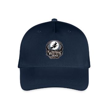 Witch at Full Moon – Witching Hour - Organic Kids’ Baseball Cap - navy - Front