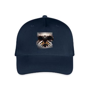 Adler Frontalangriff - Kinder Bio Basecap - Navy - Vorne