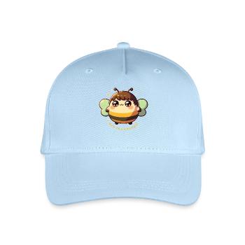 Biene die Veränderung! - Kinder Bio Basecap - Hellblau - Vorne