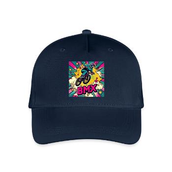 BMX Rad - Kinder Bio Basecap - Navy - Vorne