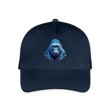 Gorille cool avec glace - Polygon Design - Casquette de baseball bio Enfant - marine - Devant