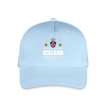 ISLANDE - Casquette de baseball bio Enfant - bleu clair - Devant