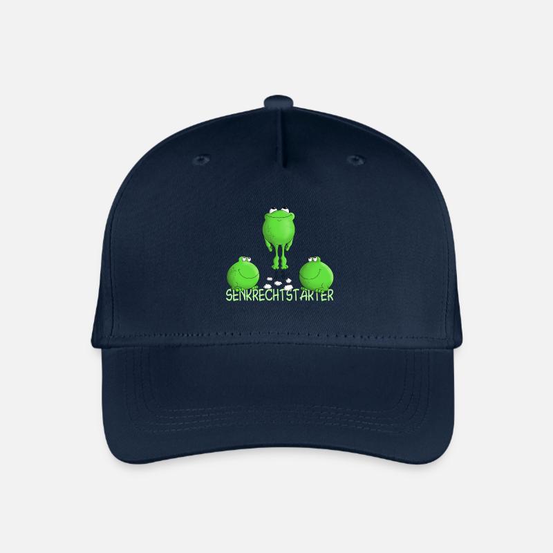 Start - Abheben - lustig - Kinder Bio Basecap - Navy