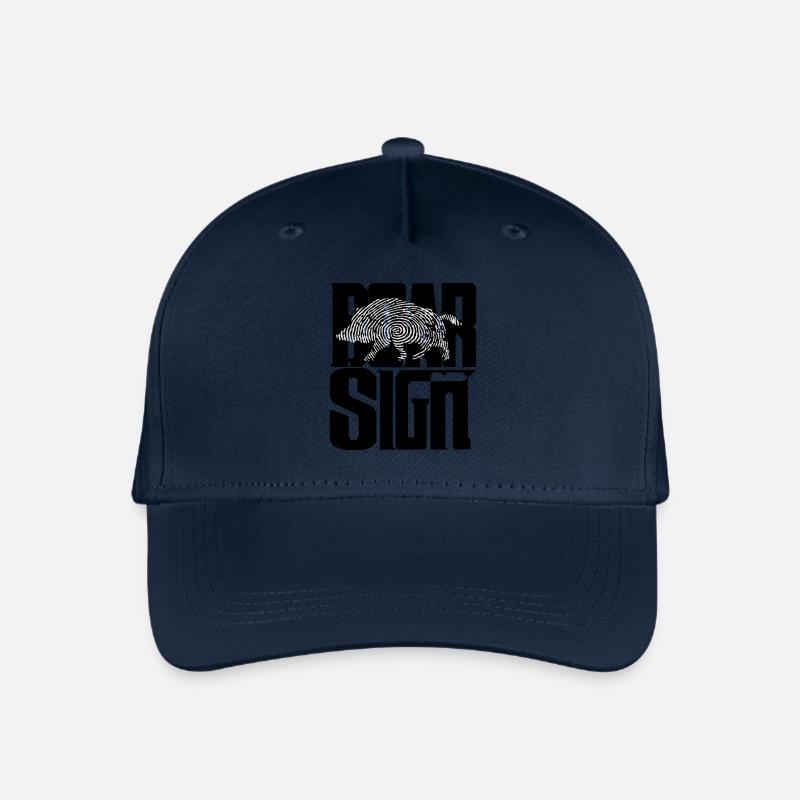Zeichen Eber - Kinder Bio Basecap - Navy
