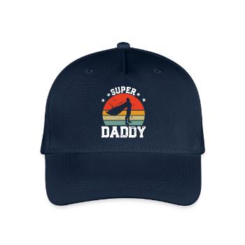 Super papa - Casquette de baseball bio Enfant - marine - Devant
