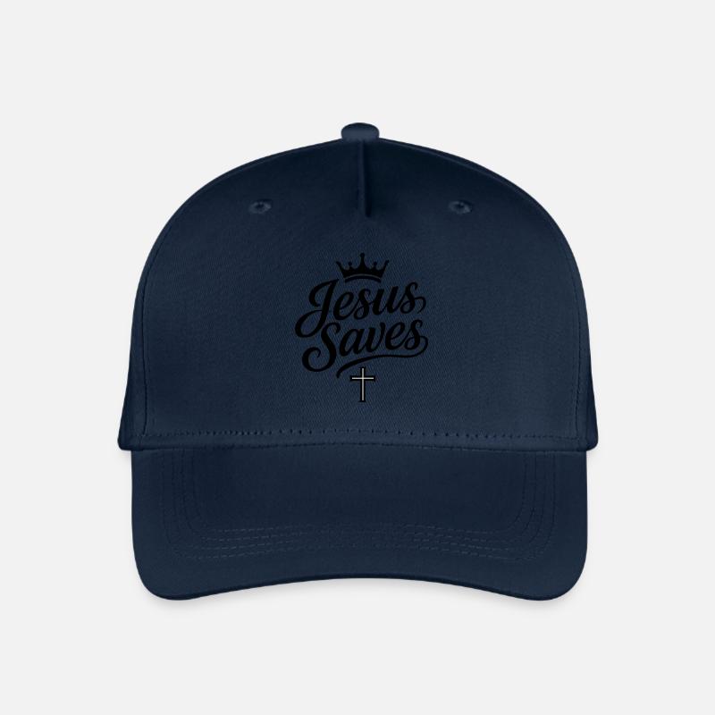 Jésus sauve l’amour - Casquette de baseball bio Enfant - marine