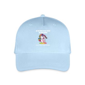 Einhorn - Kinder Bio Basecap - Hellblau - Vorne