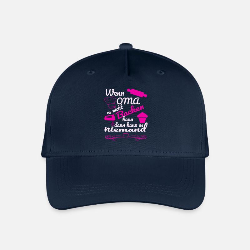 Meine Oma kann alles Backen - Kinder Bio Basecap - Navy