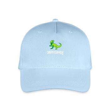 Daddysaurus, le meilleur papa, première fois papa, jour de papa - Casquette de baseball bio Enfant - bleu clair - Devant