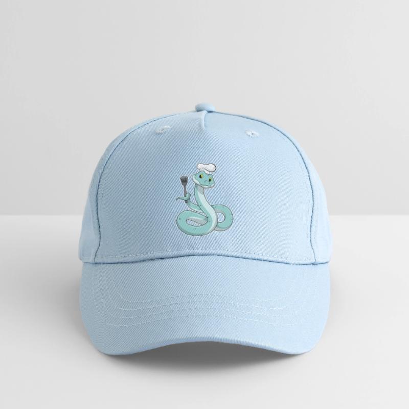 Queue as a chef with a chef's hat Organic Kids’ Baseball Cap