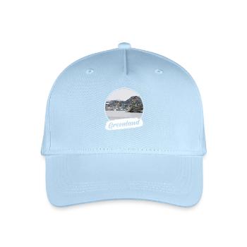 Grönland Souvenir - Kinder Bio Basecap - Hellblau - Vorne
