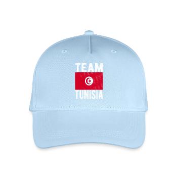 Tunisia Flag - Organic Kids’ Baseball Cap - light blue - Front