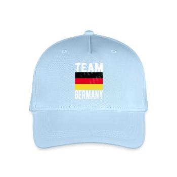 Germany Flag - Organic Kids’ Baseball Cap - light blue - Front