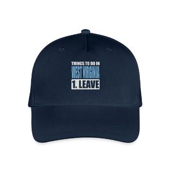 West Virginia Memes - Organic Kids’ Baseball Cap - navy - Front