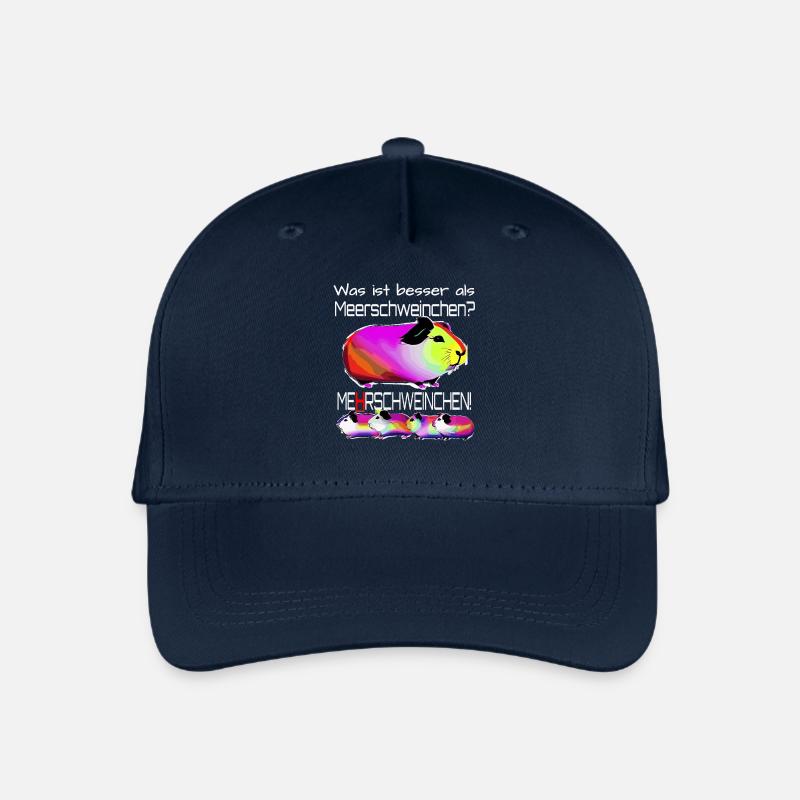 Meerschweinchen Spruch Mehrschweinchen - Kinder Bio Basecap - Navy