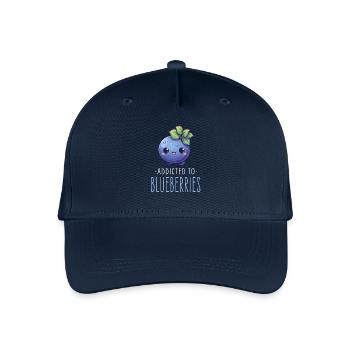 Blueberry Kawaii - Organic Kids’ Baseball Cap - navy - Front