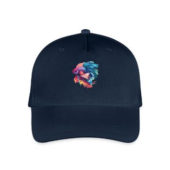 Bettafish Vivid Colors - Organic Kids’ Baseball Cap - navy - Front