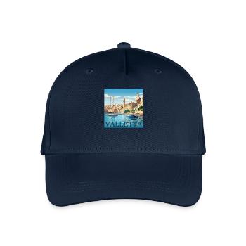 La Valette Malte Joyau méditerranéen - Casquette de baseball bio Enfant - marine - Devant