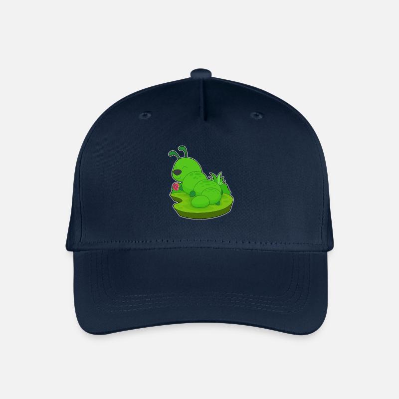 Raupe Donut - Kinder Bio Basecap - Navy