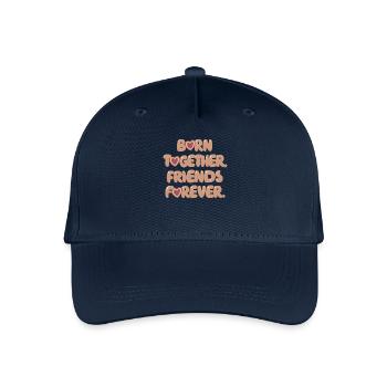 Nés ensemble, amis pour toujours - Casquette de baseball bio Enfant - marine - Devant