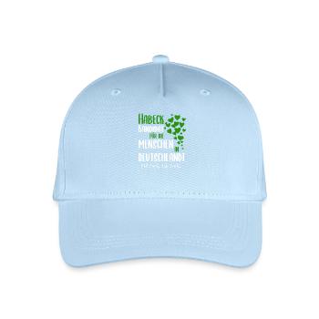 Habeck 2025 Kanzler Bundeskanzler Grüne - Kinder Bio Basecap - Hellblau - Vorne