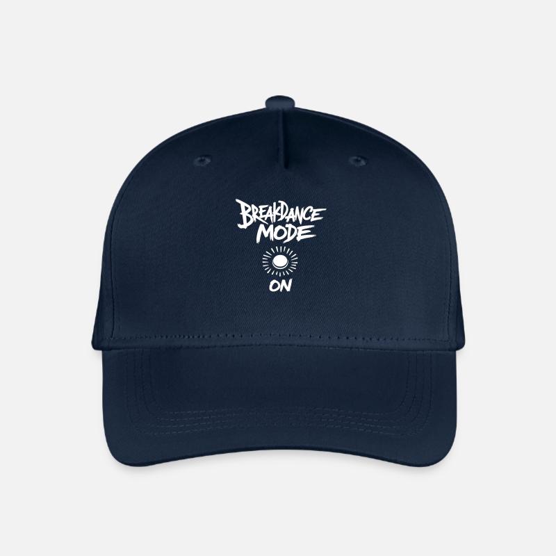 Breakdance Mode On Breakdance Breakdancing - Kinder Bio Basecap - Navy
