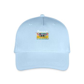 Born in the 90's Kassette Retro Look 90er Fans - Kinder Bio Basecap - Hellblau - Vorne