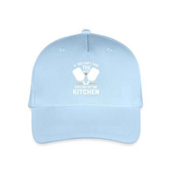 Kitchen Ball Pickleball Sportart Für Team - Kinder Bio Basecap - Hellblau - Vorne