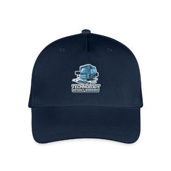 COMPUTER, WITHOUT BORDERS - Organic Kids’ Baseball Cap - navy - Front