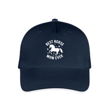 Horses Saying Equestrian Sports Funny Horse Gift - Organic Kids’ Baseball Cap - navy - Front