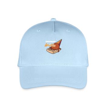 Chocolate Waffles Syrup Breakfast Waffles - Organic Kids’ Baseball Cap - light blue - Front