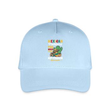 Problèmes mexicains Beaucoup de nourriture Pas assez d’estomac - Casquette de baseball bio Enfant - bleu clair - Devant