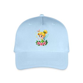 Fee - Kinder Bio Basecap - Hellblau - Vorne