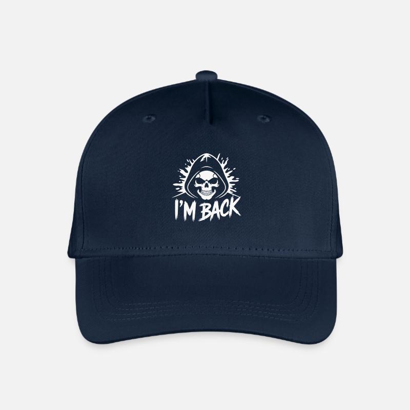 SCHÄDEL, ICH BIN ZURÜCK - Kinder Bio Basecap - Navy