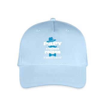 Grandpa, Grandpa is always right if Grandma agrees - Organic Kids’ Baseball Cap - light blue - Front