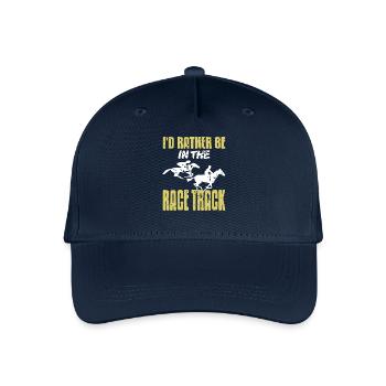 Wishing for Trackside Thrills and Racing Horses - Kinder Bio Basecap - Navy - Vorne