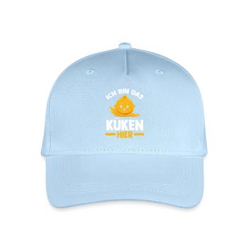 Éleveur de poulets Éleveur de ferme poussins - Casquette de baseball bio Enfant - bleu clair - Devant