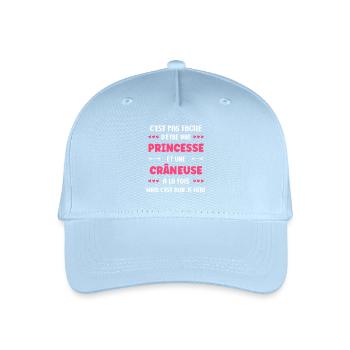 Crane - Kinder Bio Basecap - Hellblau - Vorne