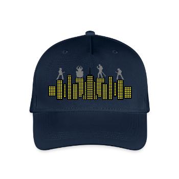 Rock Skyline Music Concert Tour - Casquette de baseball bio Enfant - marine - Devant