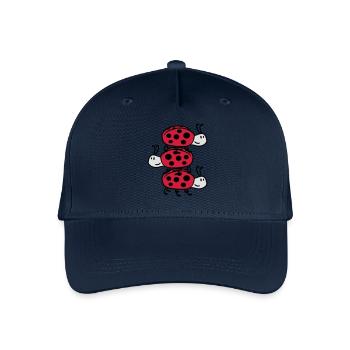 Ladybird Tower - Organic Kids’ Baseball Cap - navy - Front