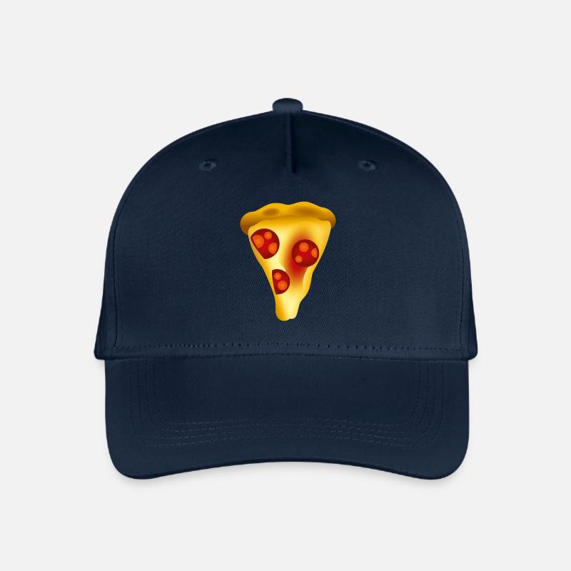 Smiley Pizza - Casquette de baseball bio Enfant - marine