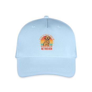 Golden retriever - Casquette de baseball bio Enfant - bleu clair - Devant