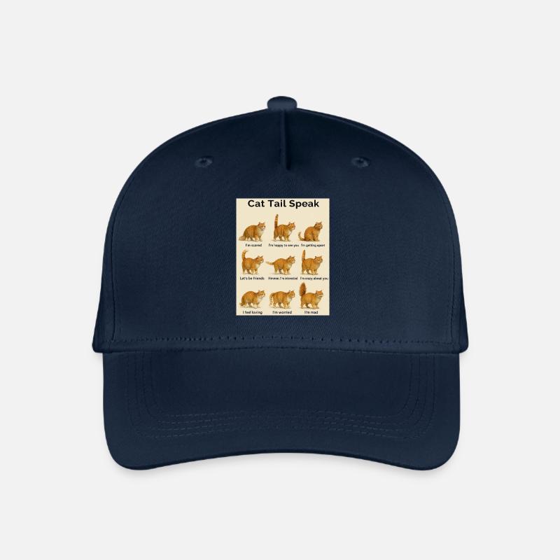 Katze - Kinder Bio Basecap - Navy